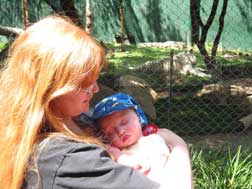 Sleeping Andy, Ilene and a tiger