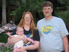 The family with Flamingos