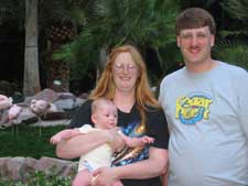 The family with Flamingos