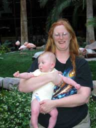 Ilene, Andy, and Flamingos