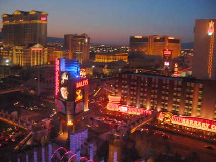 Vegas Strip at night